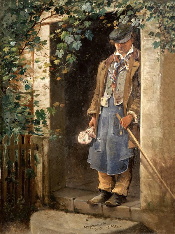 man on the doorstep